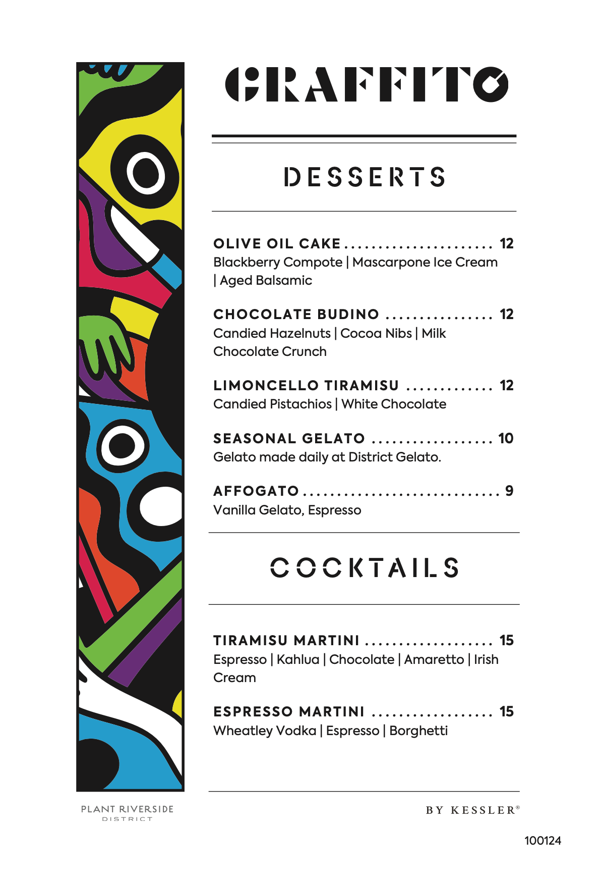 Graffito new desserts Summer 2025